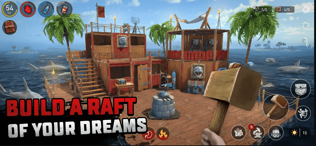 Raft Survival Ocean Nomad Mod Apk (2)