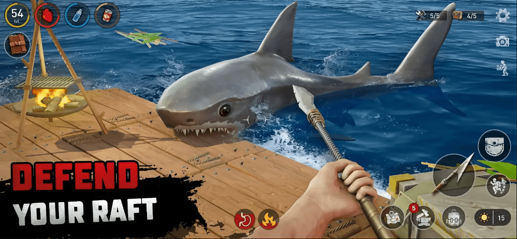 Raft Survival Ocean Nomad Mod Apk (3)