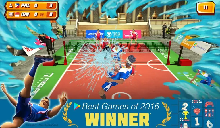 Roll Spike Sepak Takraw Mod Apk (2)