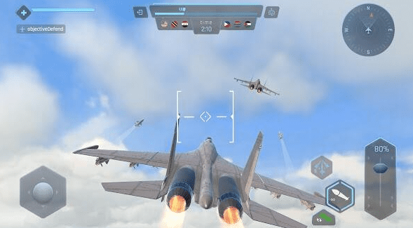 Sky Warriors Airplane Games Mod Apk (2)